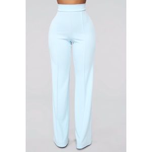 Dress Pants (Fashion Nova, Light Blue, Large)